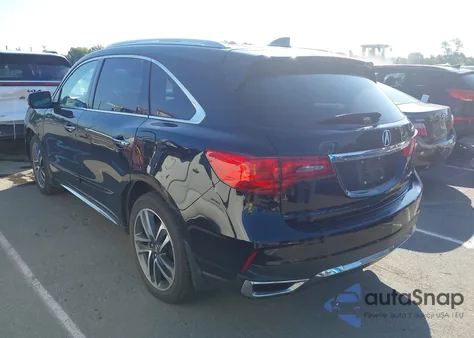 2018 Acura Mdx Advance Pkg из США, поврежденный, VIN 5J8YD4H87JL007568